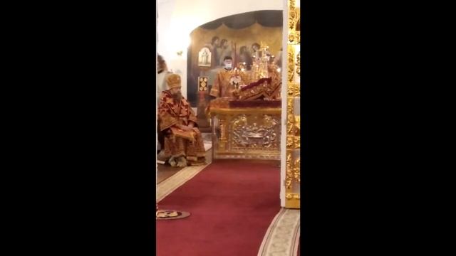 Рукоположение в сан священника студента IV курса семинарии диакона Олега Викторова смотреть онлайн