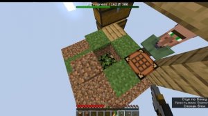 Выживание на одном блоке серия 1 в майнкрафт!