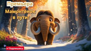 Премьера: Мамонтёнок в Пути ❄️🦣🌊