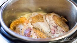 Индейка в скороварке с горчичным соусом