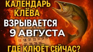9 августа — день переменчивого хищника. Прогноз клёва