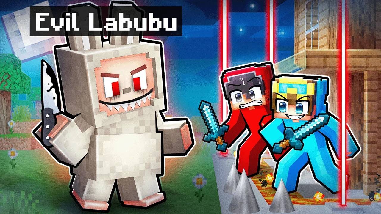 МАЙНКРАФТ ЗЛОЙ ЛАБУБУ ГИГАНТ ПРОТИВ САМЫЙ ЗАЩИЩЕННЫЙ ДОМ В MINECRAFT | Детский Ютуб смотреть онлайн