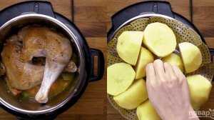 Индейка с картошкой в скороварке