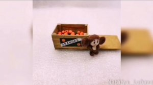 Чебурашка. Вязание крючком.