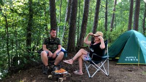 Рыбалка с ночёвкой на озере Уловное. Снова СЕКРЕТНОЕ блюдо