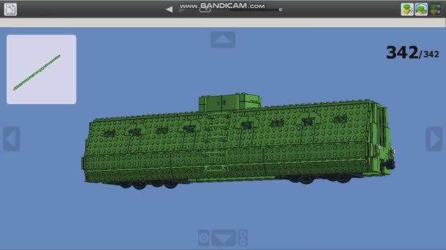 Бронепоезд из ЛЕГО (часть 4) (инструкция по сборке) смотреть онлайн