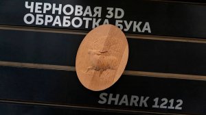 SHARK 1212 - Черновая 3D обработка бука