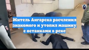 Житель Ангарска расчленил знакомого и утопил машину с останками в реке