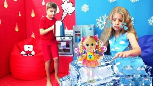 Диана и Рома Горячее против Холодного Челлендж