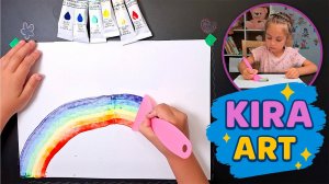 Как нарисовать РАДУГУ! | Рисуем радугу просто