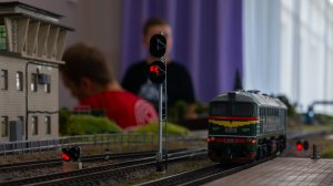 Проход по макету Международная выставка «Чугунка в моделях-2025». Петрозаводск.