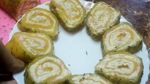 Закуска на праздничный стол из сыра с начинкой