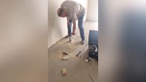 Испытание полусухой цементно-песчаной стяжки методом отрыва