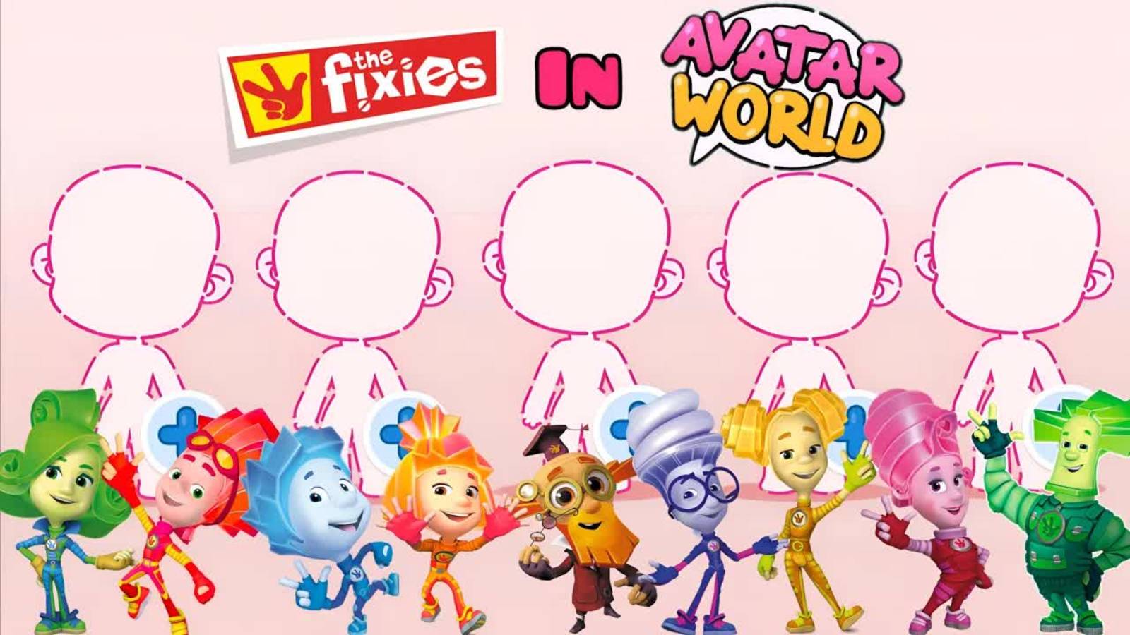 Как сделать персонажей ФИКСИКОВ  в Avatar World!! avatarworld thefixies video