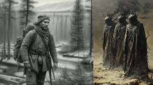 Существо из под земли вышло к  артельщикам в тайге