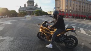 Катаем на электромотоцикле по Питеру
