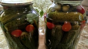 Маринованные огурцы, вкусные, хрустящие!