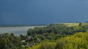 Обь в районе Калистратихи.