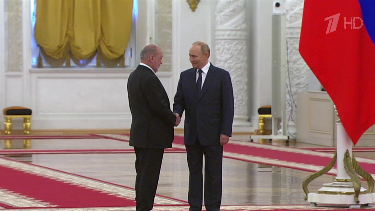 Владимир Путин встретился в Кремле с Верховным правителем Малайзии Султаном Ибрагимом