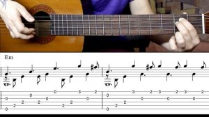 Вальс из к⧸ф ＂Мой ласковый и нежный зверь＂ / На гитаре demo  + разбор / Ноты Табы