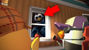 😨 СКИНВОЛКЕР Проник в наш Дом в Чикен Ган! Chicken Gun мистика