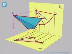 7.4в. Пирамидальная поверхность, заданная отсеком