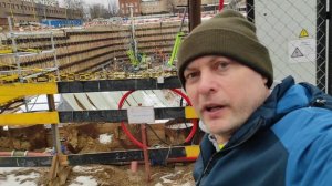 Москва Котлован на стройке