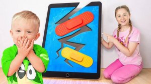 Адам и Мама НОВЫЕ забавные истории с липкой лентой