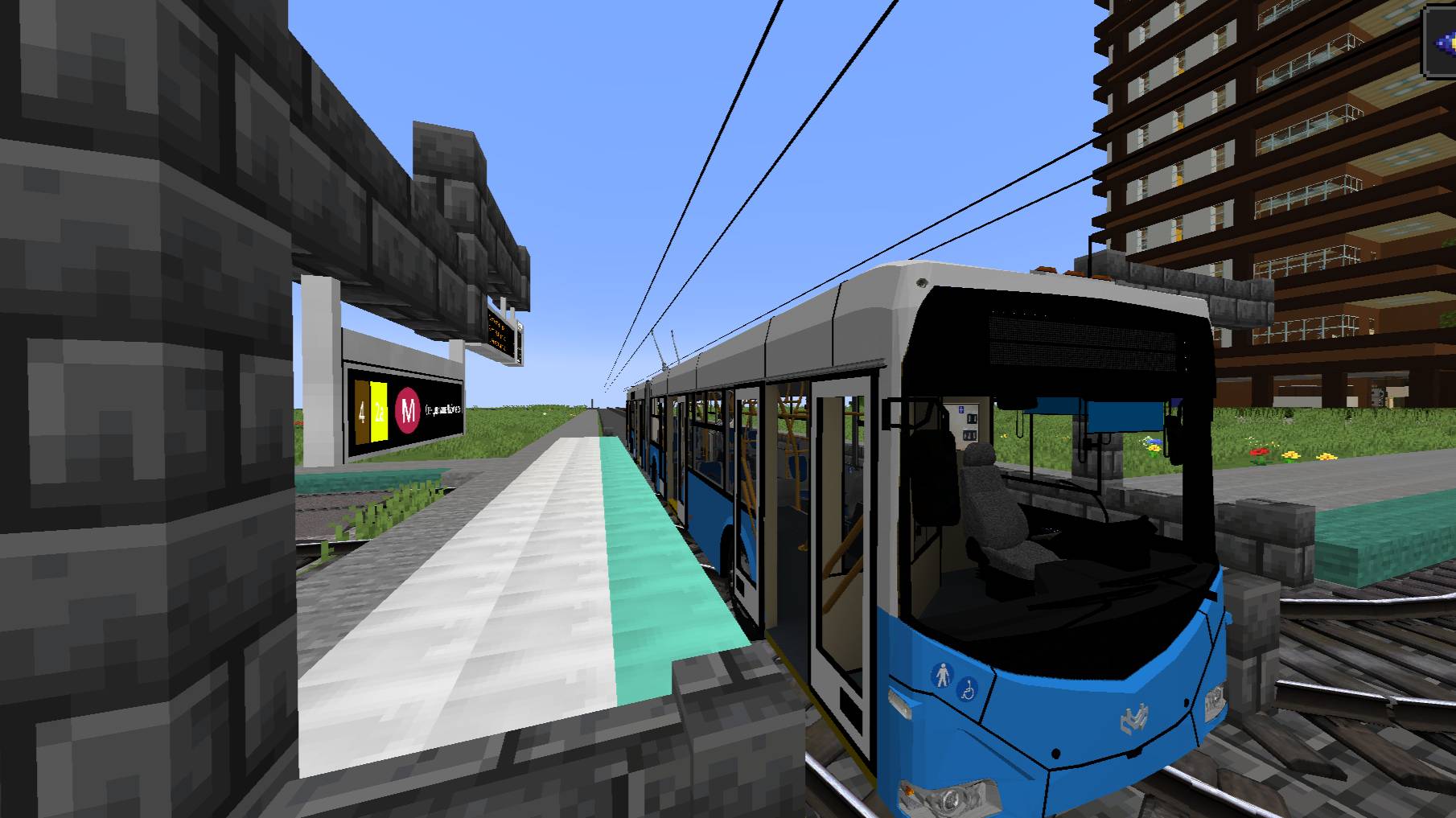 Новомухинский троллейбус маршрут 4 (ГУП "НМТ") смотреть онлайн