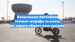 Владельцам питбайков готовят штрафы за выезд на дороги общего пользования