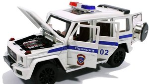 Распаковка полицейской машины Гелик АМГ G63