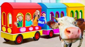 Оливер и Адам Помогают Маме Собрать Ингредиенты для Пирога