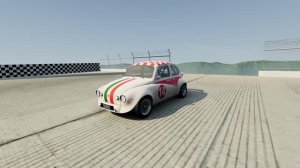 Мультики про машинки. Крутые трюки ретро автомобилей: эпичные прыжки с огромной рампы.