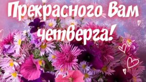 ПРЕКРАСНОГО ВАМ ЧЕТВЕРГА! С ДОБРЫМ УТРОМ✋👋