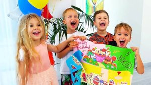 Диана и Рома на Дне рождения Никиты