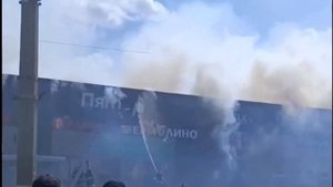 В Троицке произошел серьезный пожар