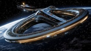 Роскошные космические корабли будущего (фантастика, AI, 2025)