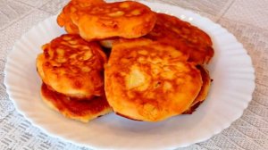 Оладьи с Яблоком //Самые Вкусные Оладьи //