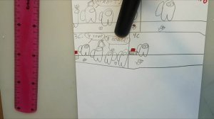 как рисовать комикс Амонг ас