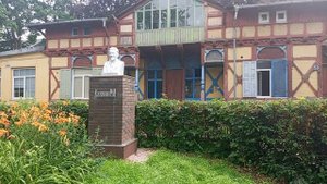 Пионерский курорт. Пансионат Шарлотт. Фахверковый дом