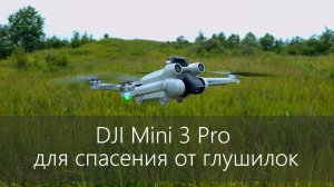 Мини 3 Про для защиты от глушилок