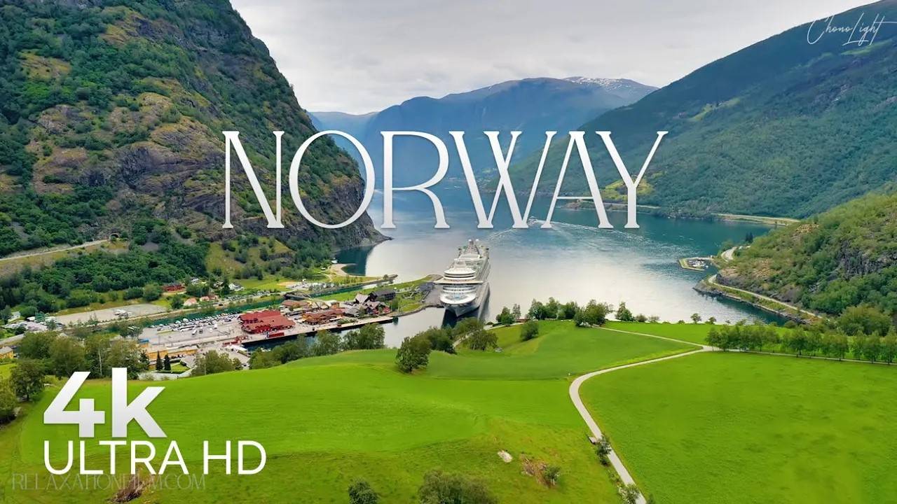 ЗВУКИ САМОЙ ПРИРОДЫ | Виды Норвегии | Расслабляющая музыка для сна и медитации смотреть онлайн