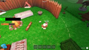 2 часть прохождения "99 ночей в лесу Roblox" от лица ImpeSed