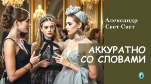 аккуратно со словами