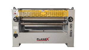 Клеенаносящий станок по пласти PLANEX GS-1300. Демонстрируем, как настраивать клеенаносящий станок