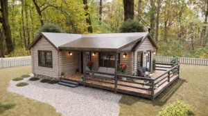 🏡 Самый Уютный Деревянный Домик для Отдыха | Он просто... ИДЕАЛЕН! ✨