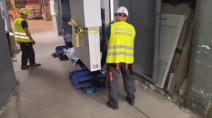 Такелажные работы с оборудованием