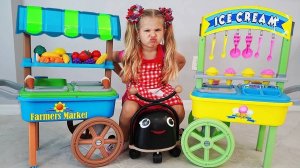 Диана и магазин Мороженого - история про двойняшек