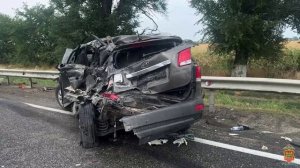 В Кабардино-Балкарии полиция устанавливает обстоятельства ДТП с участием шести автомобилей