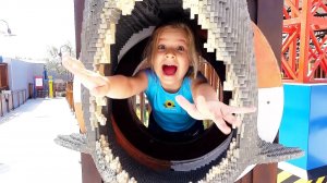 Диана и Рома - Приключения в парке развлечений Леголенд в Дубае